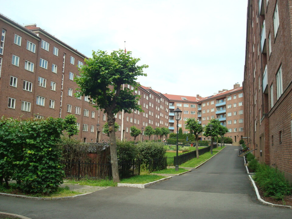 Engelsborg housing cooperative in Oslo.