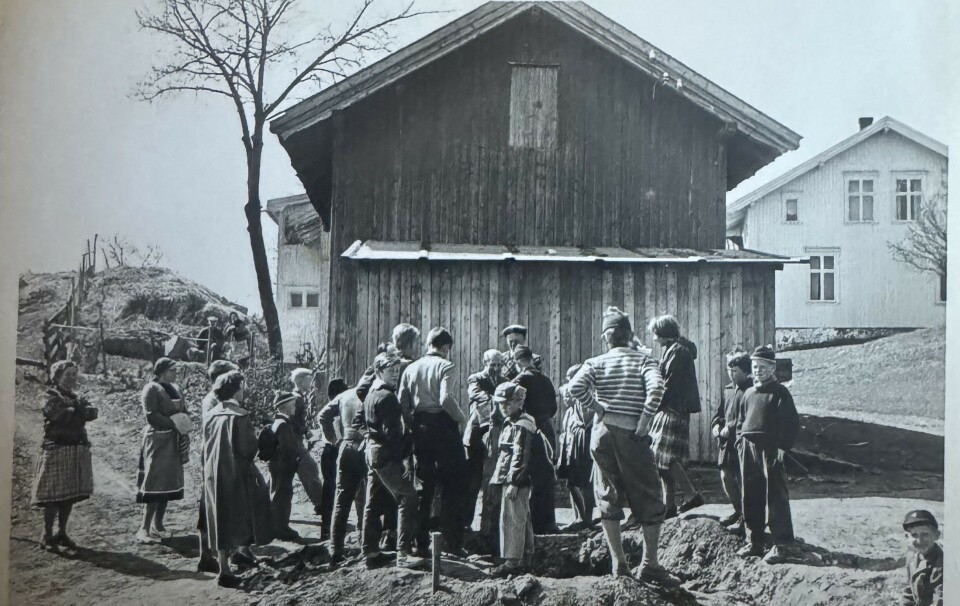 The discovery of the boat grave caused a stir in the village.