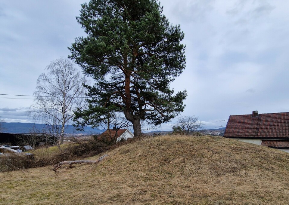 There are burial mounds in Simen Hals' neighbourhood. They are protected but have not been excavated.