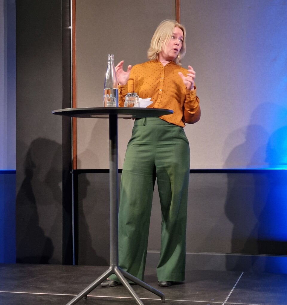 Kari Steen-Johnsen from the Institute for Social Research at Cicero Day.