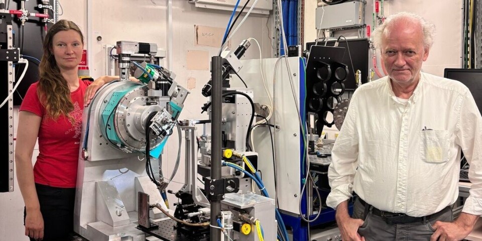 Barbara Pacáková and Jon Otto Fossum are part of an international research team with promising findings that may lead to new technological breakthroughs. This photo was taken at SNBL-ESRF in Grenoble, France.
