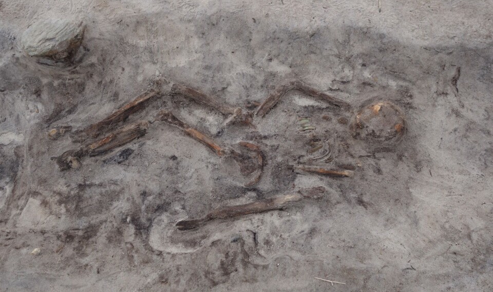 'It’s always incredibly exciting, and a completely different experience from excavating something like the remains of a house,' says archaeologist Anja Roth Niemi. 'We get very close to those who lived long ago. It's been well over 1,000 years since this person was alive.'