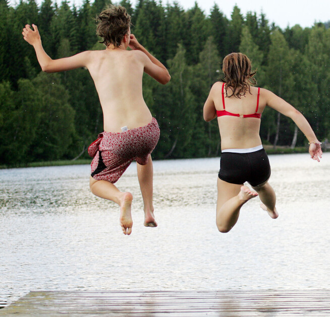 Researchers say it's essential for children to learn how to climb into boats and swim in cold water