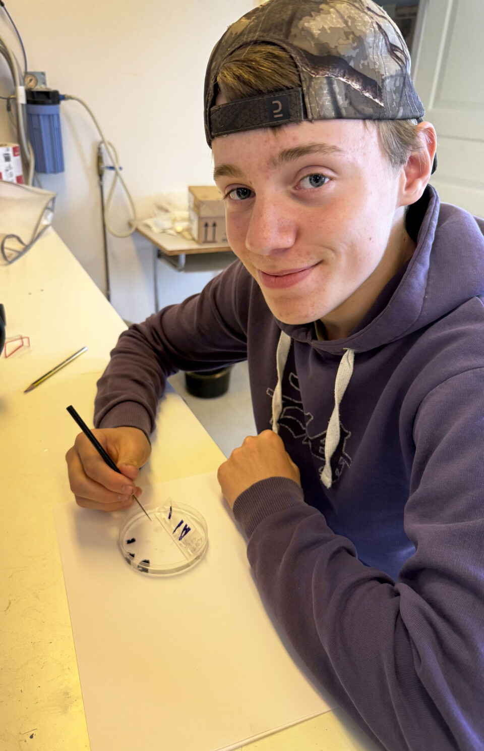 Thor Melis wants to become a biologist. The insect discovery made him absolutely certain.