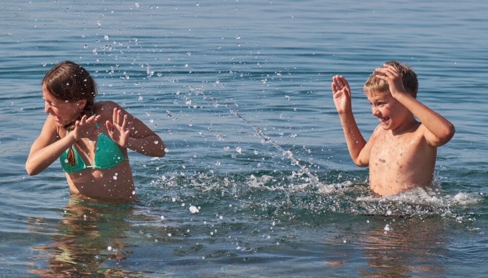 Even when the water is nice and warm, it steals energy from the body.