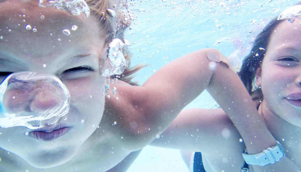 For most people, swimming is mostly play and fun.