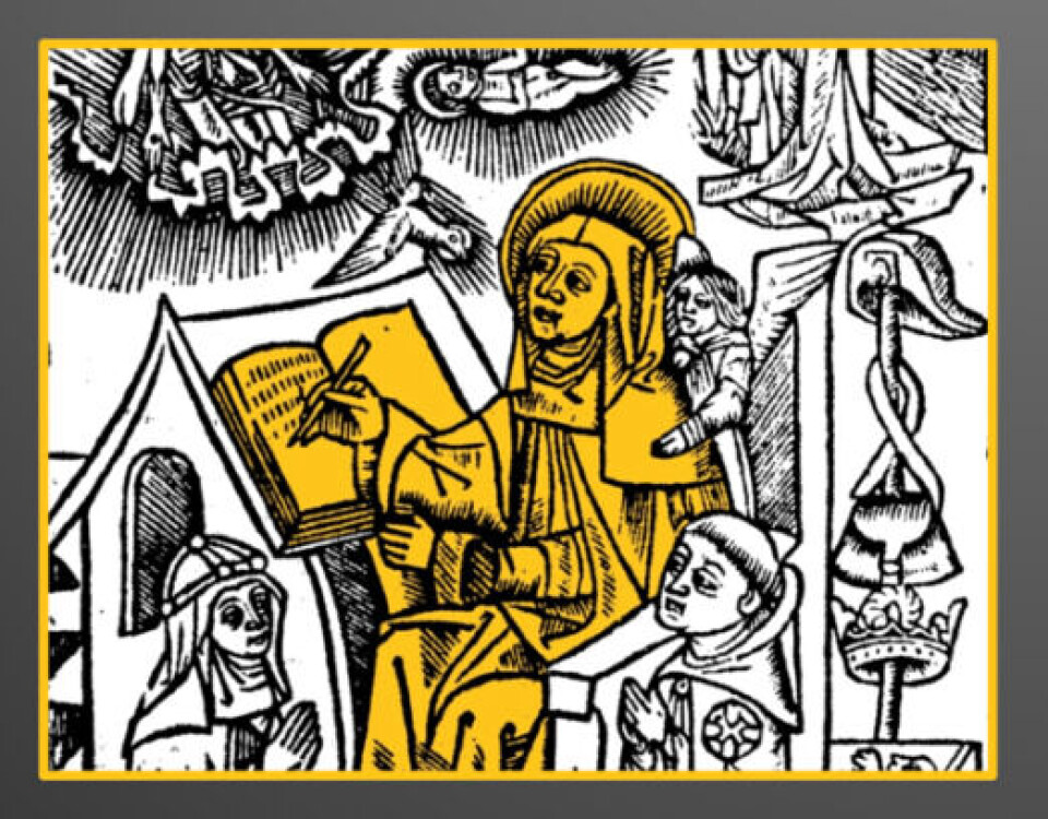 St. Birgitta is one of the authors who has shaped literature in the Middle Ages. Image from the ReVISION project.
