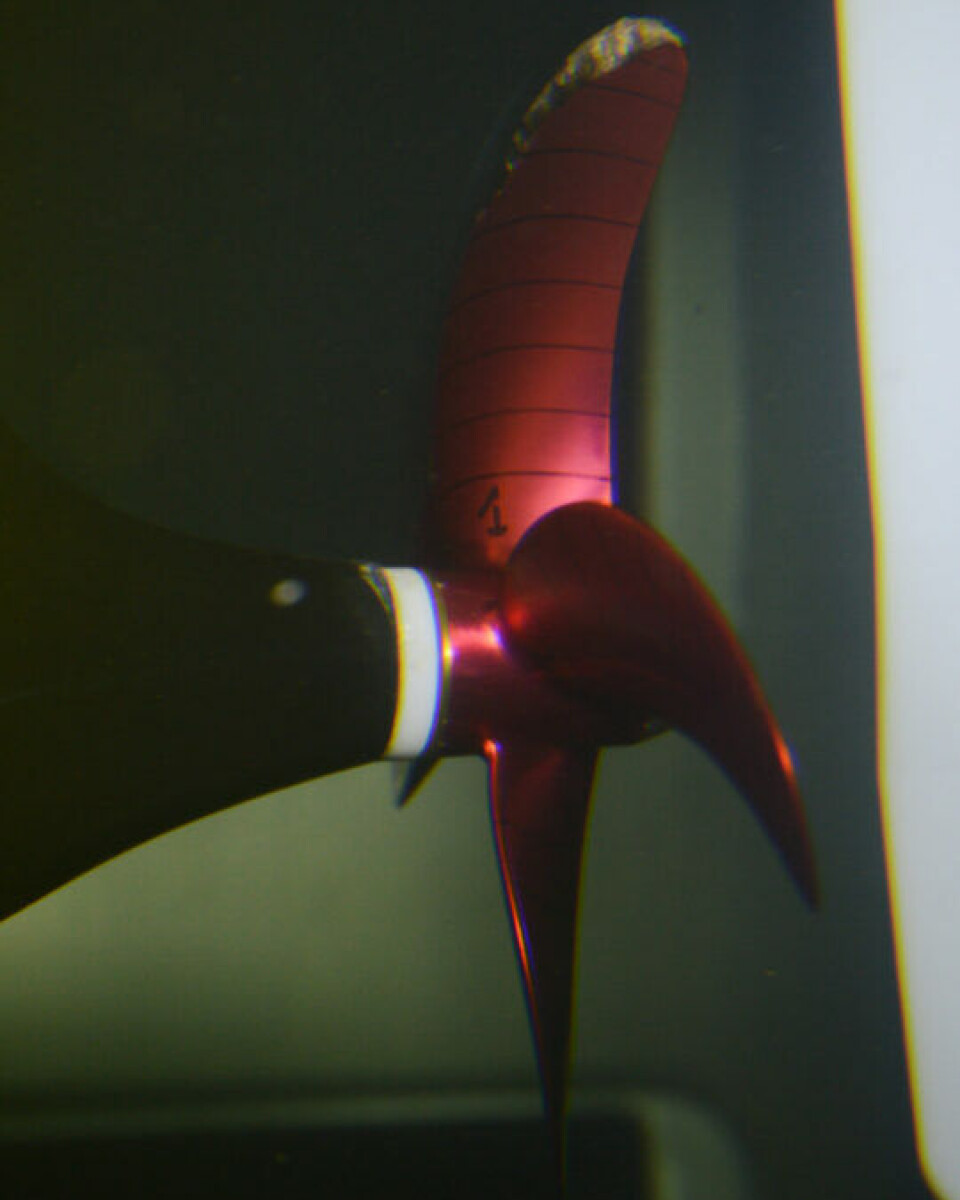 This propeller is about the size of a house.