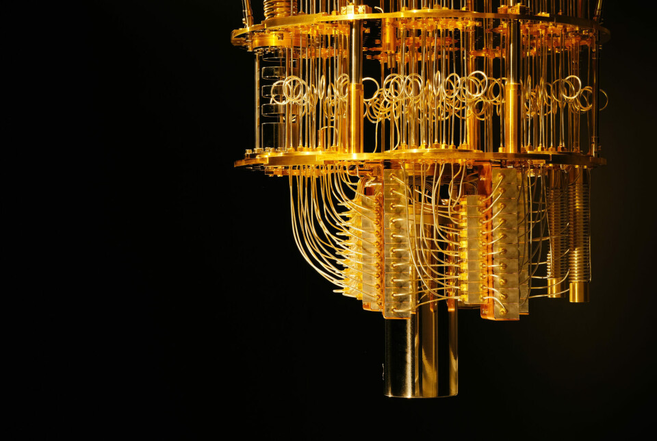 The researchers want to continue working on making their system even more efficient. The picture shows a quantum computer.