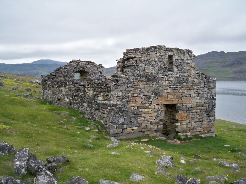 Hvalsey Church, an important ruin found in the Eastern Norse settlement of Greenland. This church was the location of the last written record from the Greenlandic Norse, a wedding in September 1408.