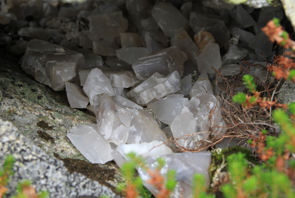 Around the quarry in Hemsedal, eastern Norway, it looked as though people had deliberately hidden away pieces from the quarry. Could it have been a gesture to give something back to the mountain, to their ancestors, or to spirits?
