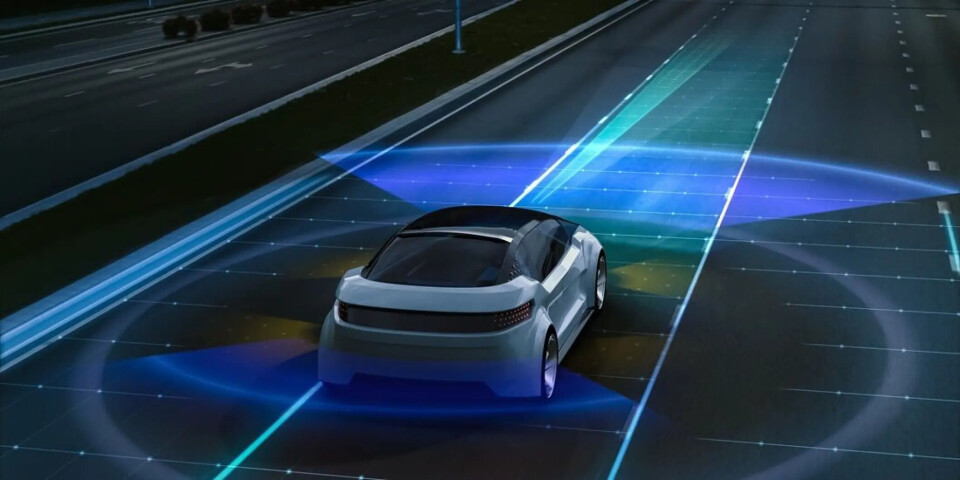 Self-driving cars use an optical remote sensing technique where lasers detect and estimate the distance to objects in the surroundings.
