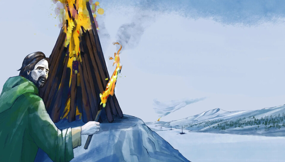 When the beacons were lit, people had to mobilise for defence and get the warships out to sea.