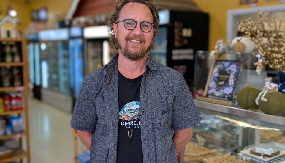 Bjørn Ruud runs a Norwegian immigrant shop in Seattle. He took over Scandinavian Specialities from his Norwegian mother, who ran it for many years.