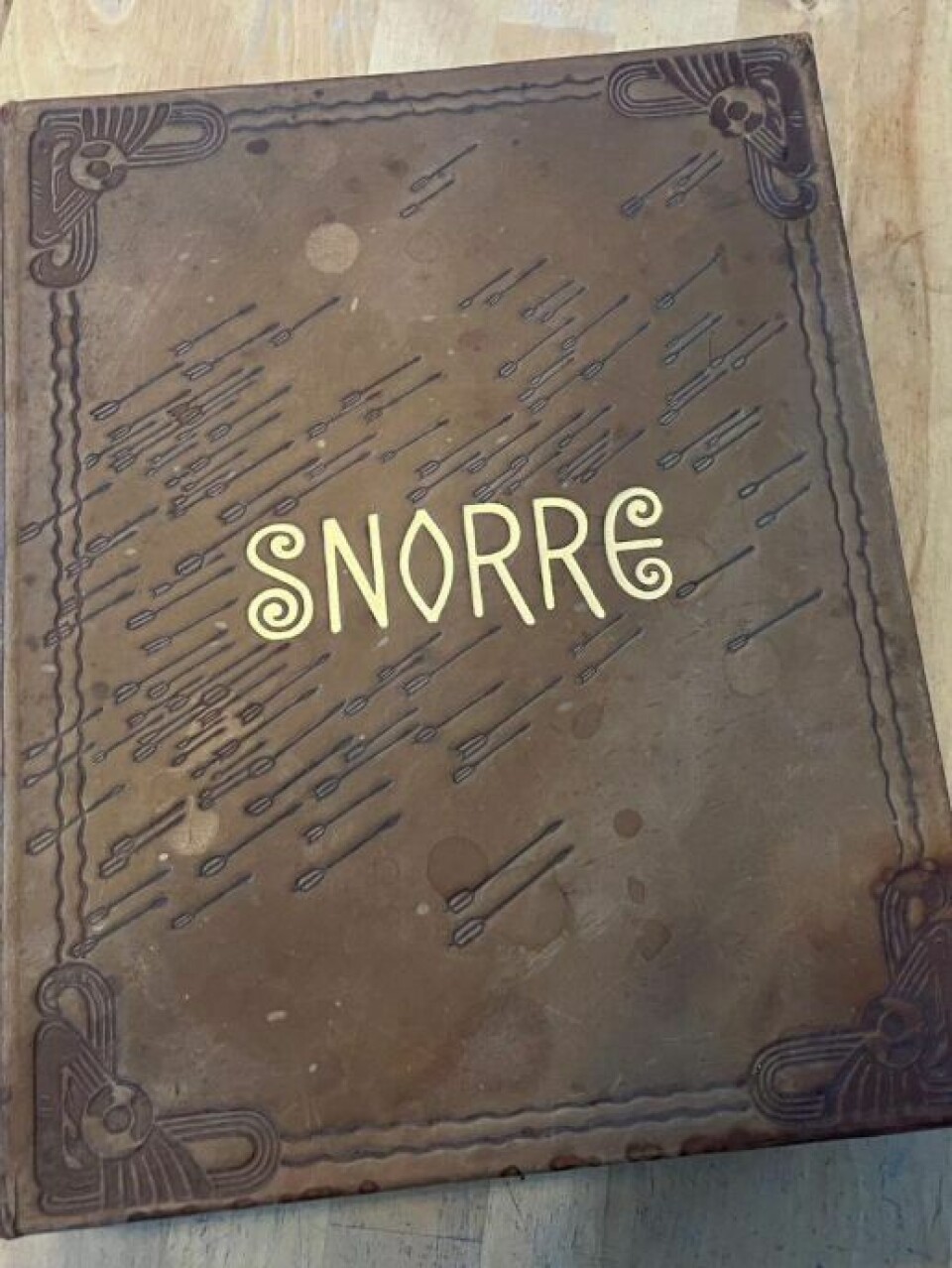Snorre Sturlason's kings' sagas in the 1899 edition, J.M. Stenersens Forlag.