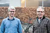 Two men photographed outdoors
