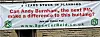 Roadside banner in Ashton-in-Makerfield asking Andy Burnham for help with a building project stuck in planning.