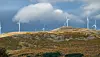 Wind farm in Sortland.