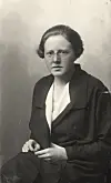 Portrait of Borghild Krane.