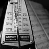 Close up of a metronome.