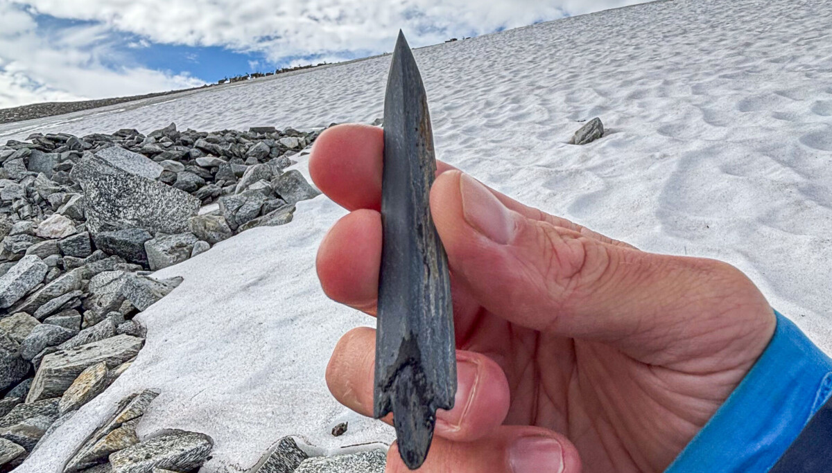 The oldest ice is disappearing: The Stone Age is emerging from the melting ice