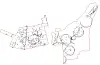 Two annotated line-drawn site maps appear side by side on a white background.