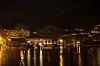 High water levels at night.