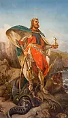 Painting of Olaf the Holy
